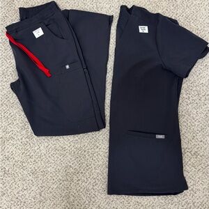 FIGS scrubs Charcoal Grey color